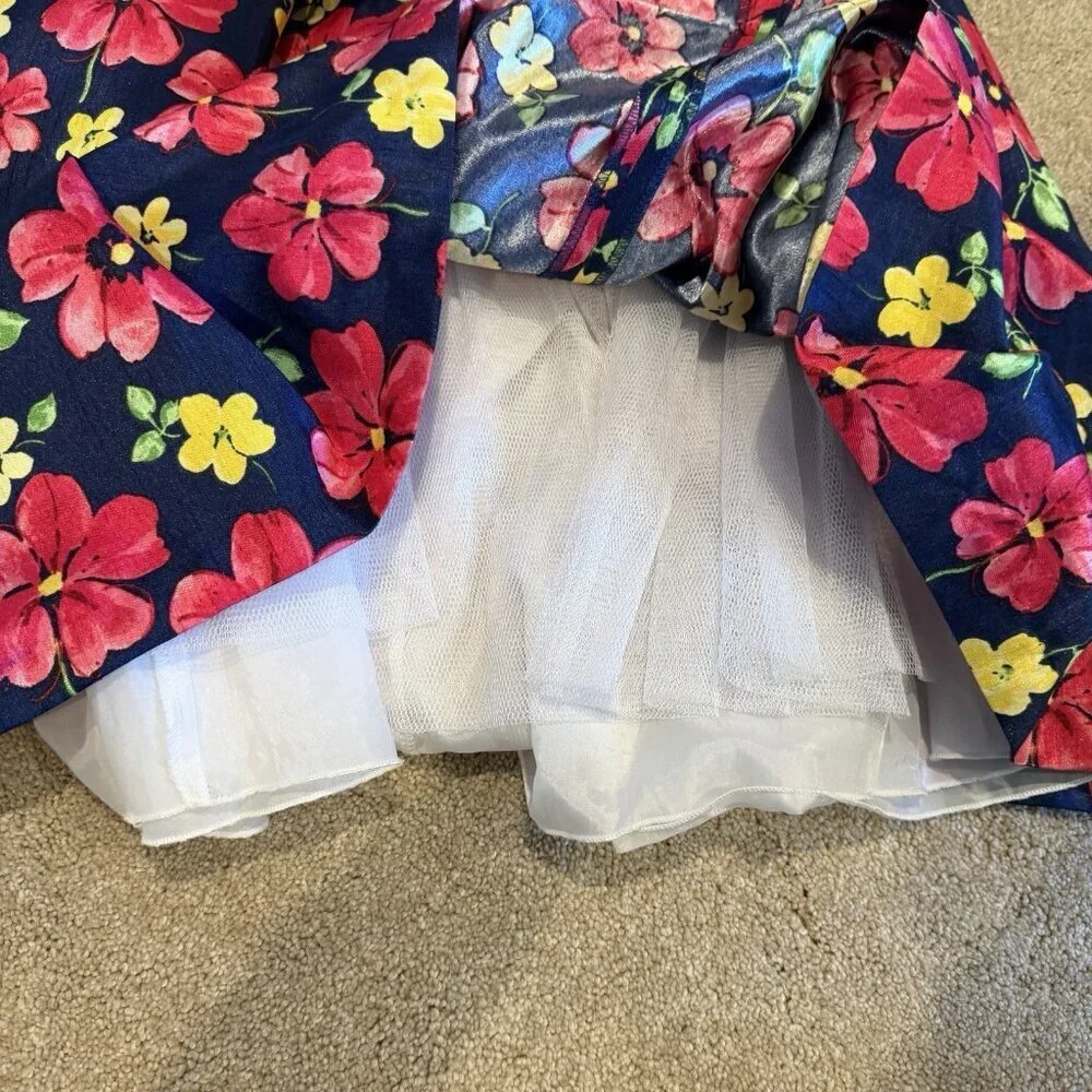 Cinderella Girls Dress 10 Spring Summer Sleeveless Tie Back Zipper Tulle Pretty